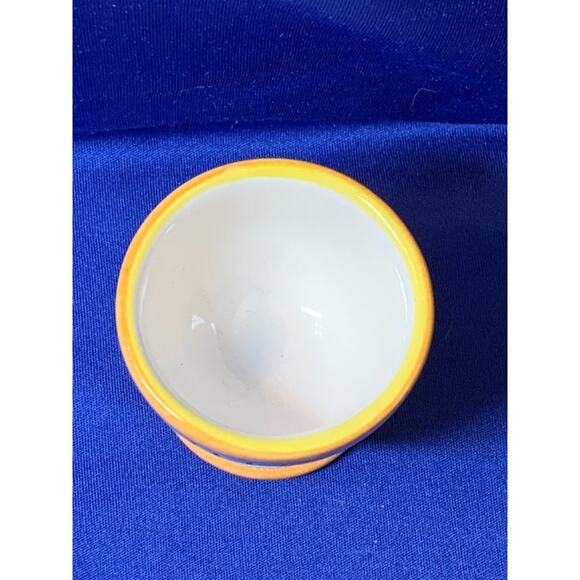 Egg Cup Italian Pottery Firenza Dip A Mamo - Picture 4 of 5